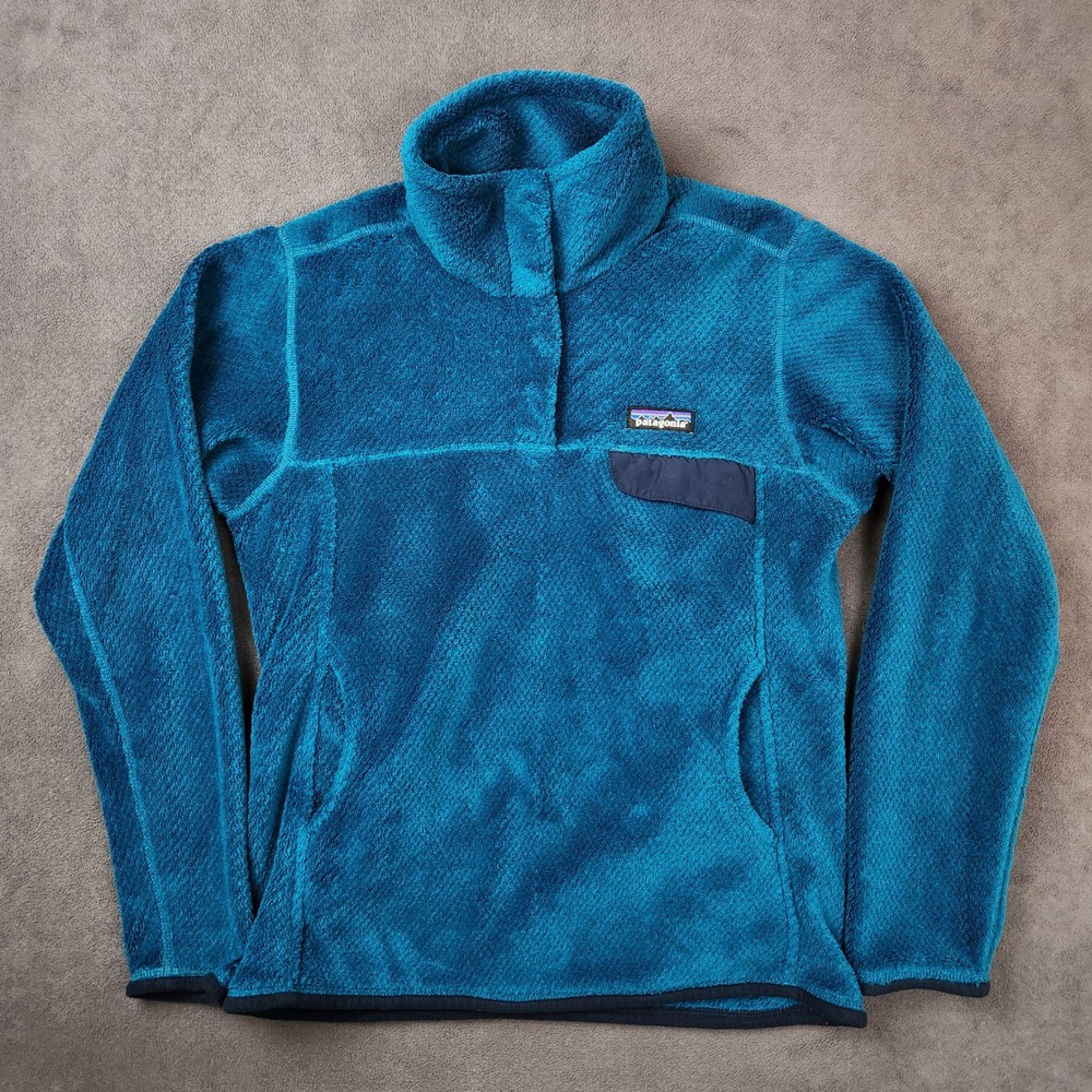 Patagonia‎ Re Tool Snap T Pullover Womens Small Blue Sweater